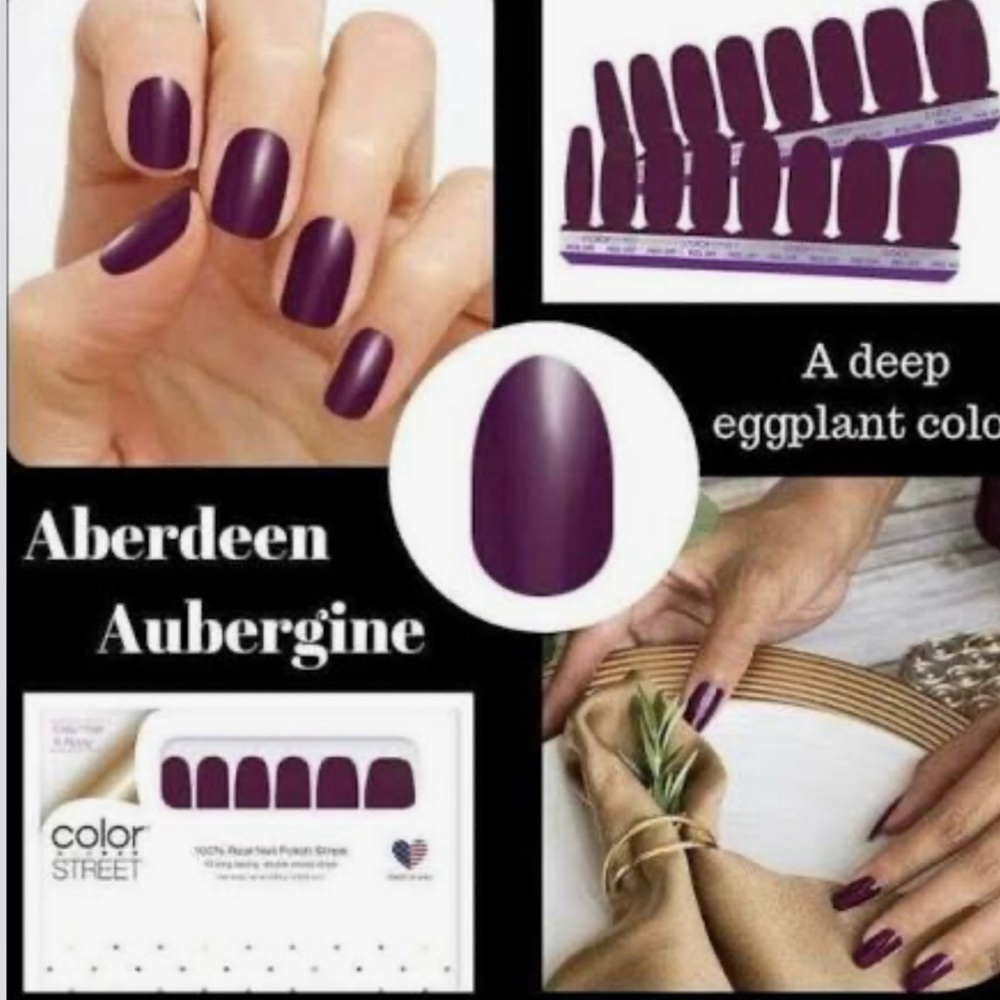 Color Street Aberdeen Aubergine. Sealed/unopened